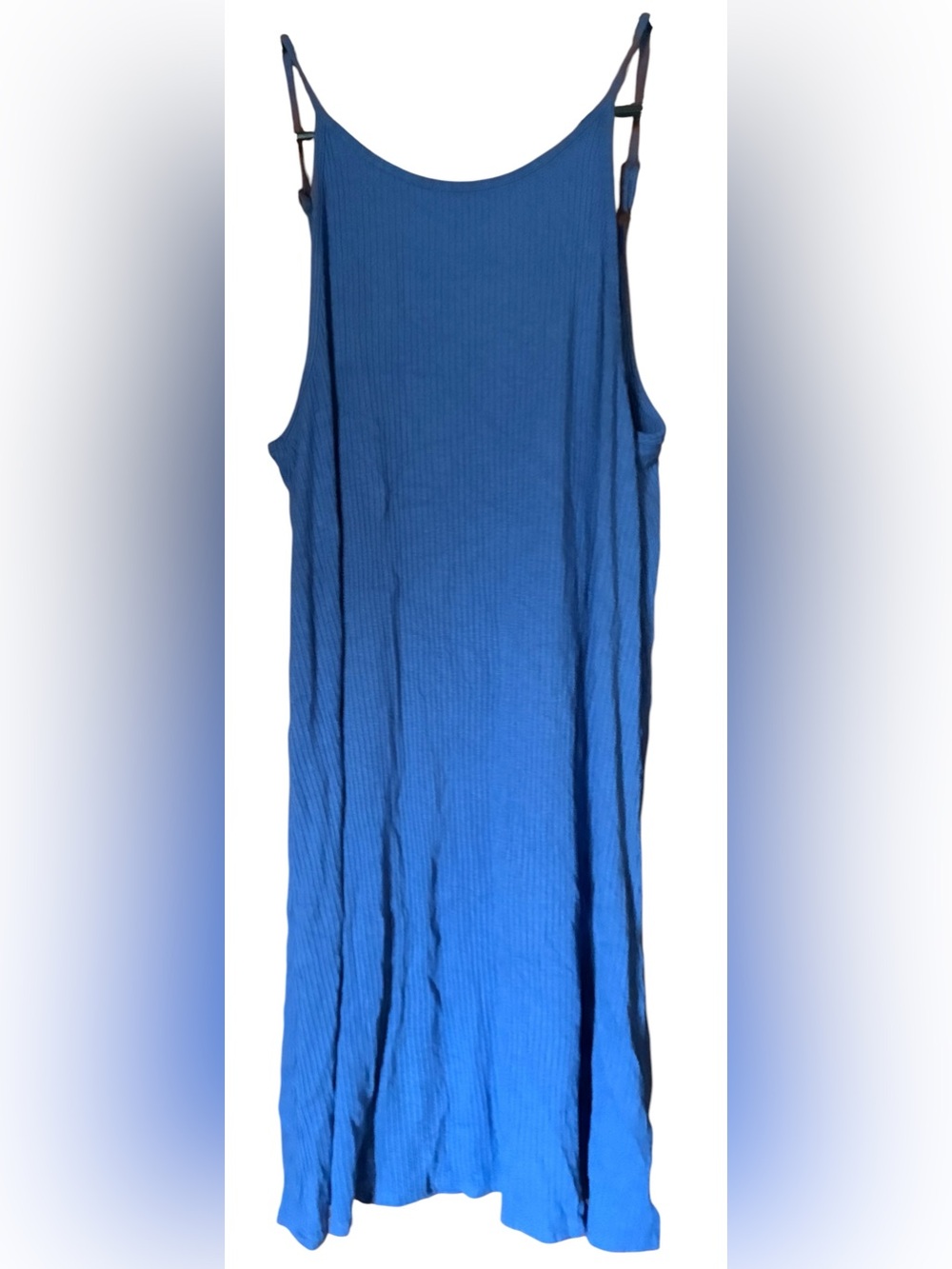 O'Neill Morette Solid Rib Dress in Slate Blue - Size Small